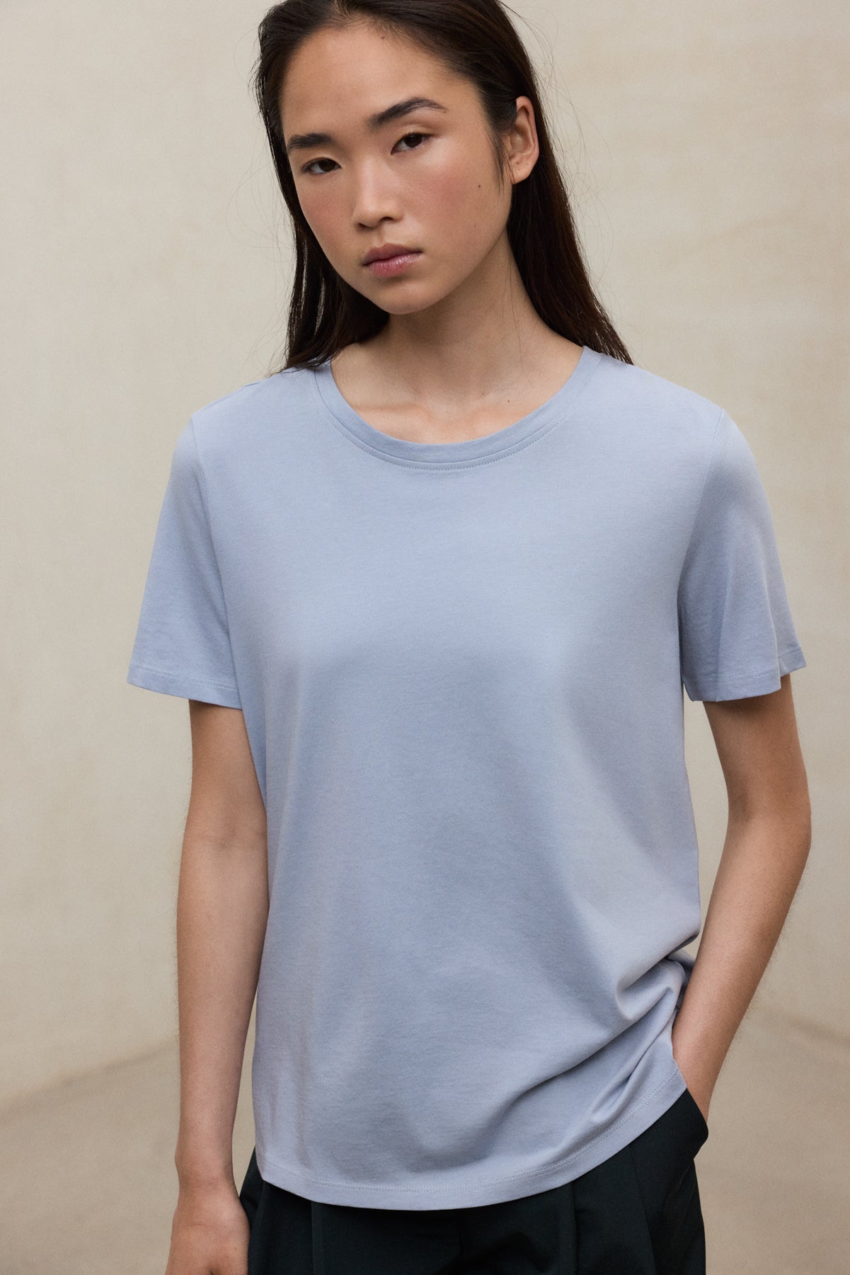 T-SHIRT LAKE BLAU