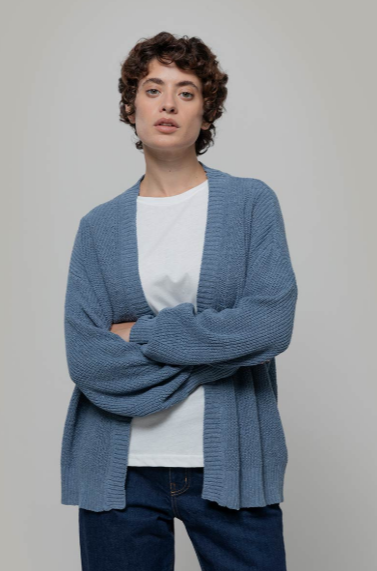 Cardigan Cara aus recycelten Jeans
