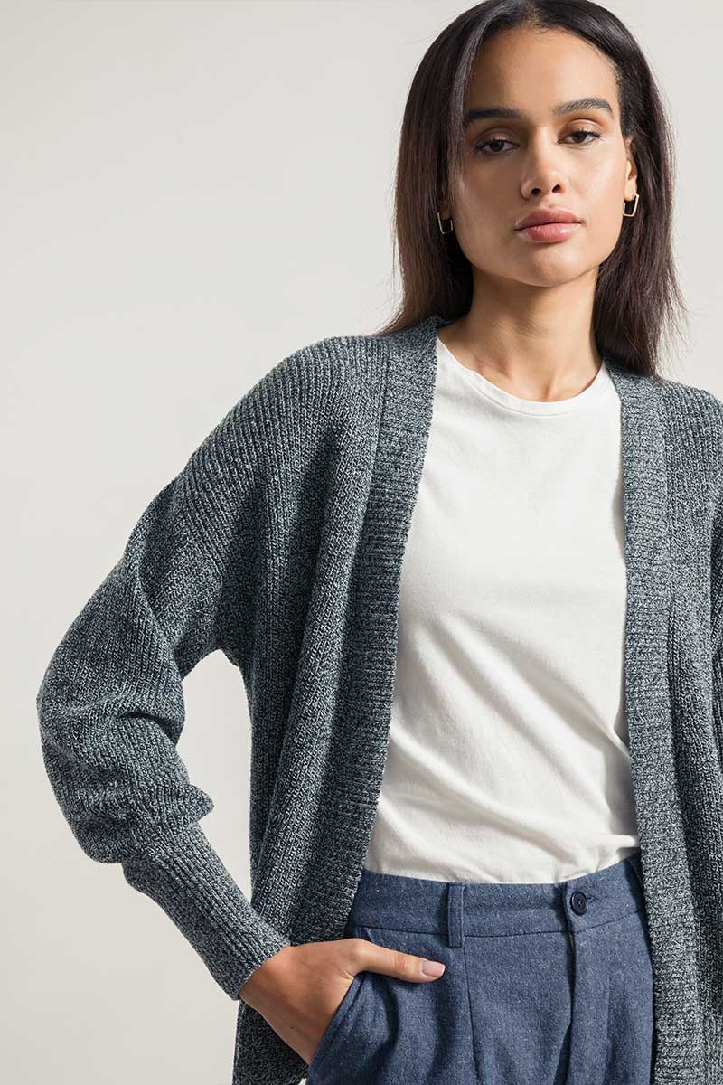 Cardigan Cara aus recycelten Jeans