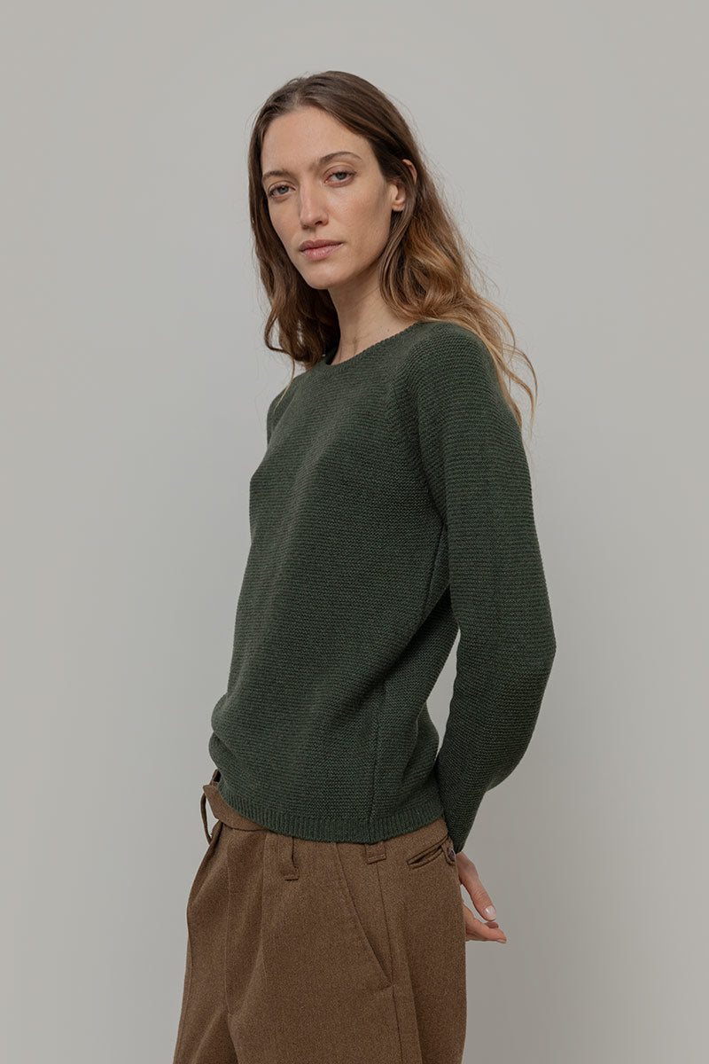 grüner Kaschmir Pullover Giulietta