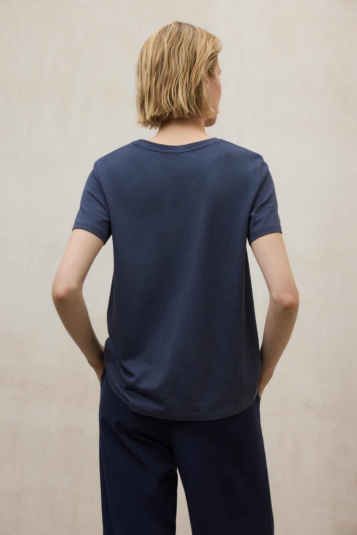 T-SHIRT LAKE BLAU