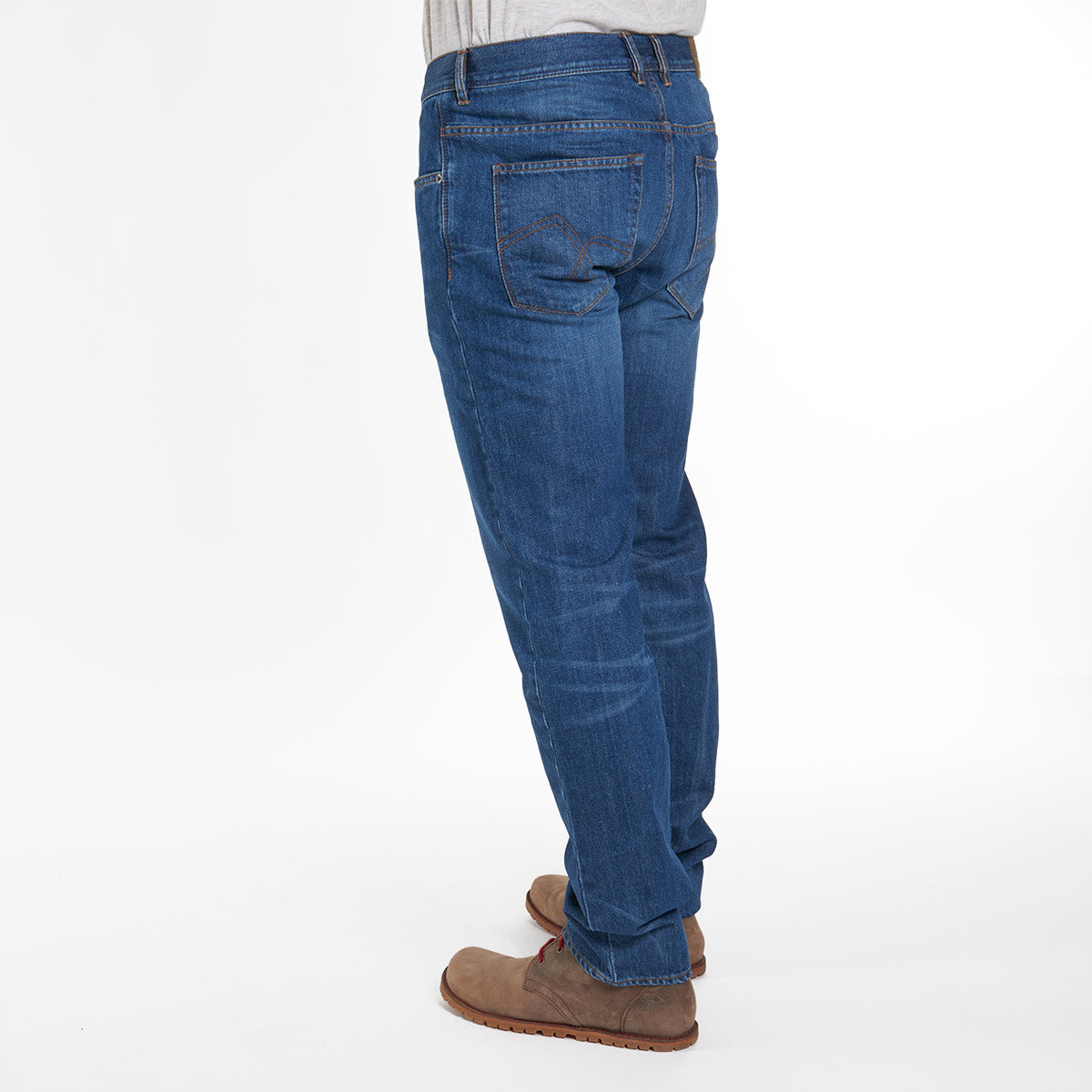 Jeans Herren relaxed Fairjeans washed blue