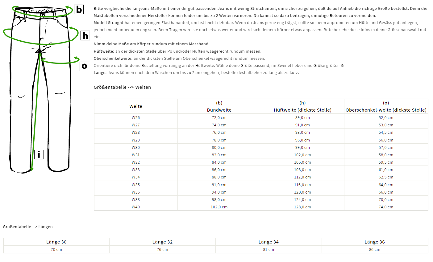 Jeans Damen Straight Fairjeans waves