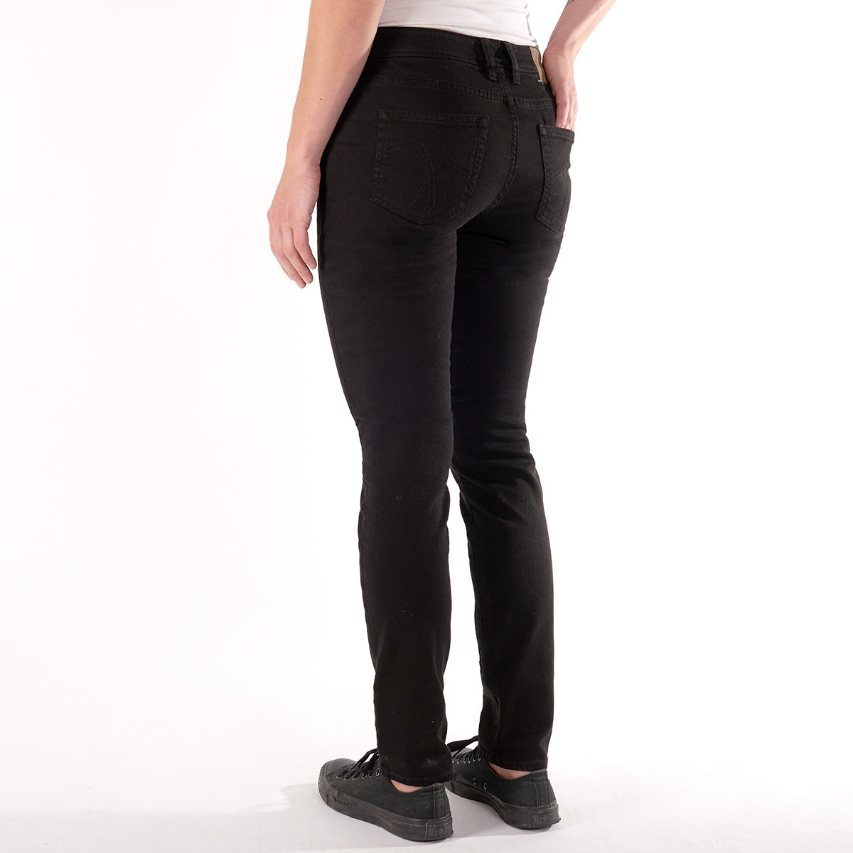 Jeans Damen Slimmy Fairjeans schwarz
