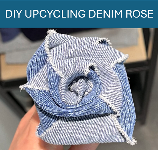 DIY Upcycling Denimrose