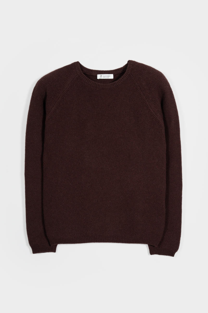 Brauner Kaschmir Pullover Giulietta