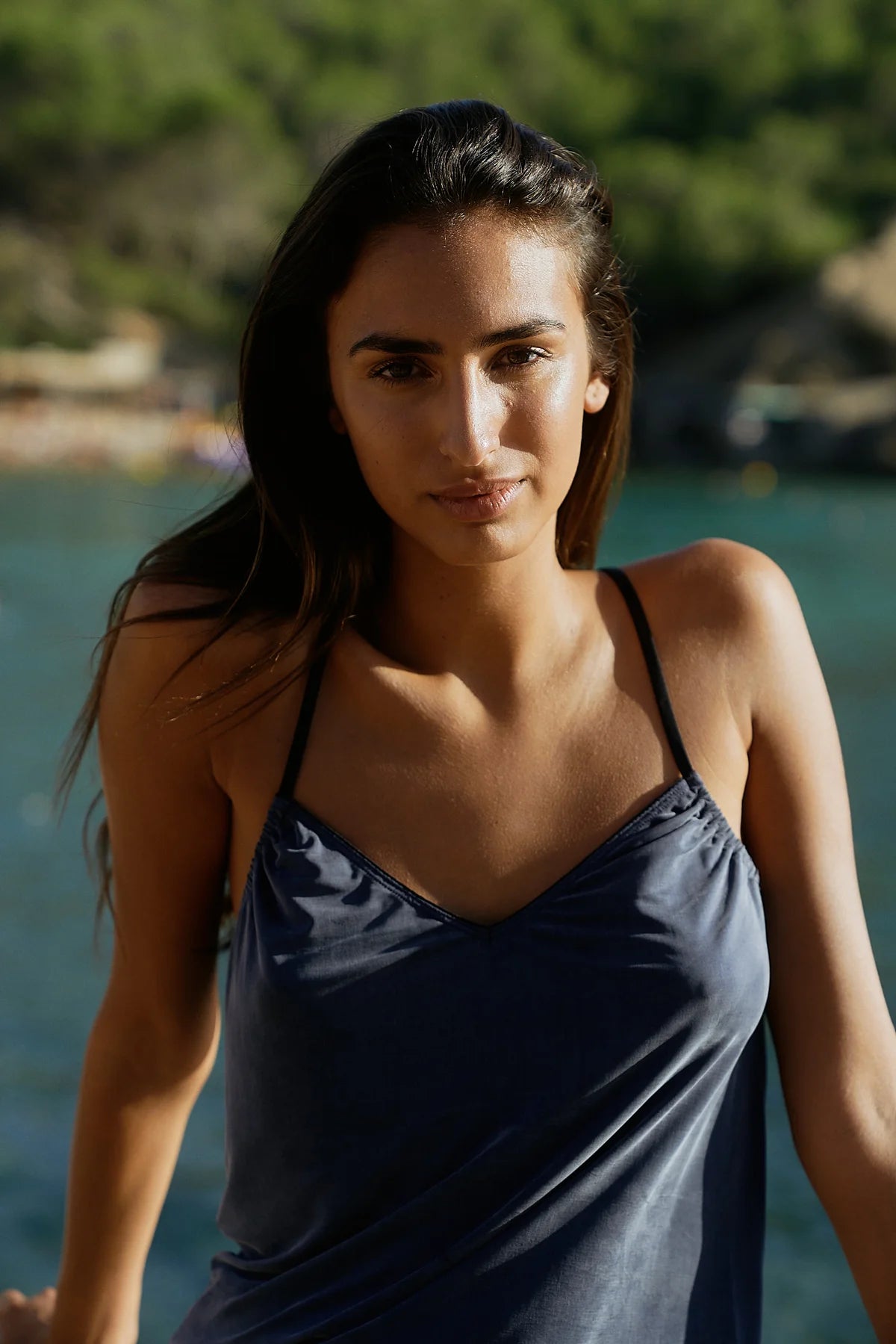 Cupro Strap Top