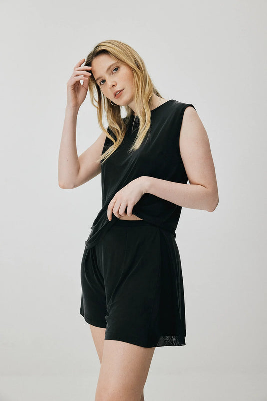 Cupro Bermuda Shorts