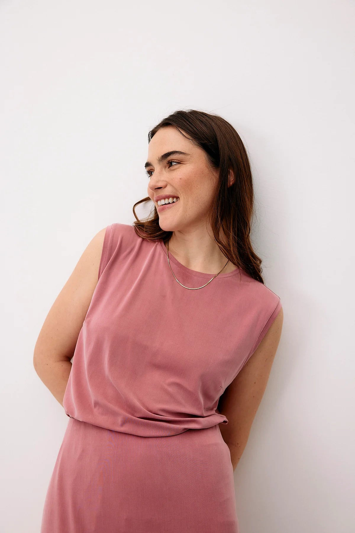 Cupro Sleeveless Top