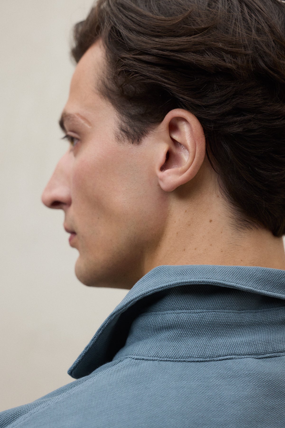 HEMD GOTHAM BLAUGRAU