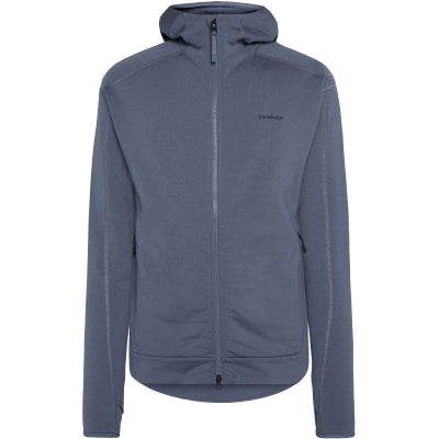 Merino Herren Fleece Jacke mit Kapuze