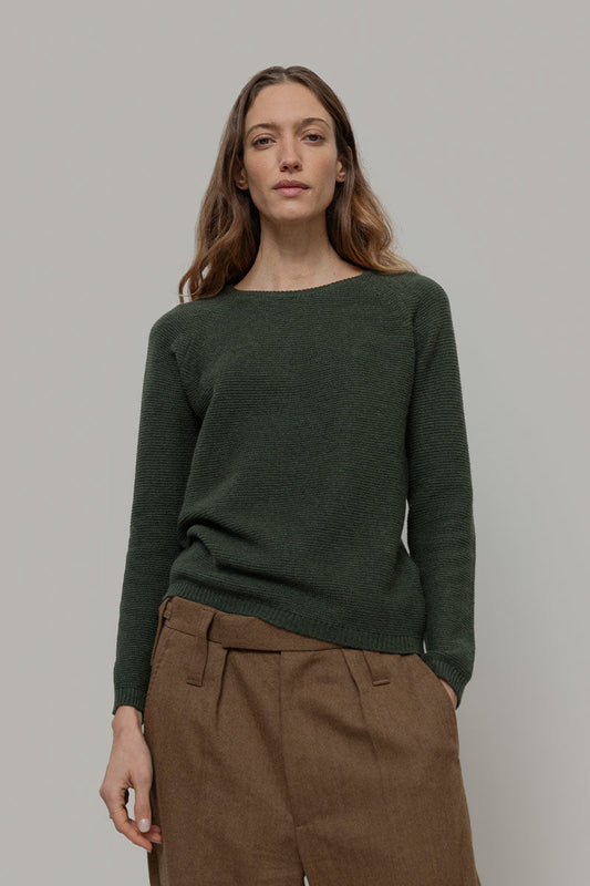 grüner Kaschmir Pullover Giulietta