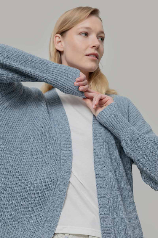 Cardigan Cara aus recycelten Jeans