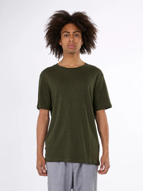 Leinen T-Shirt Herren Knowledge Cotton GOTS zertifiziert
