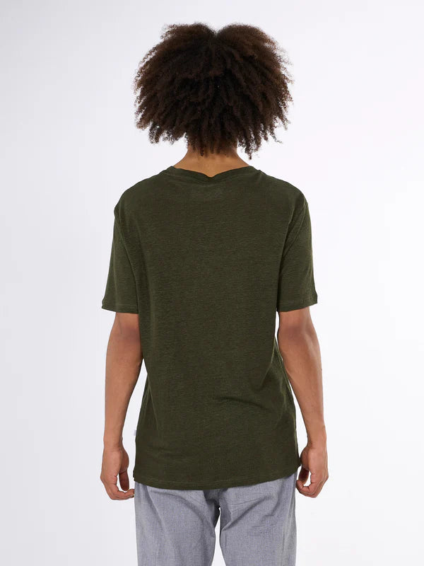 Leinen T-Shirt Herren Knowledge Cotton GOTS zertifiziert