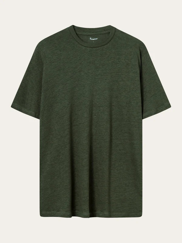 Leinen T-Shirt Herren Knowledge Cotton GOTS zertifiziert