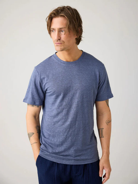 Leinen T-Shirt Herren Knowledge Cotton GOTS zertifiziert