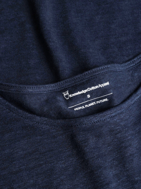 Ärmelloses T-Shirt aus Leinen