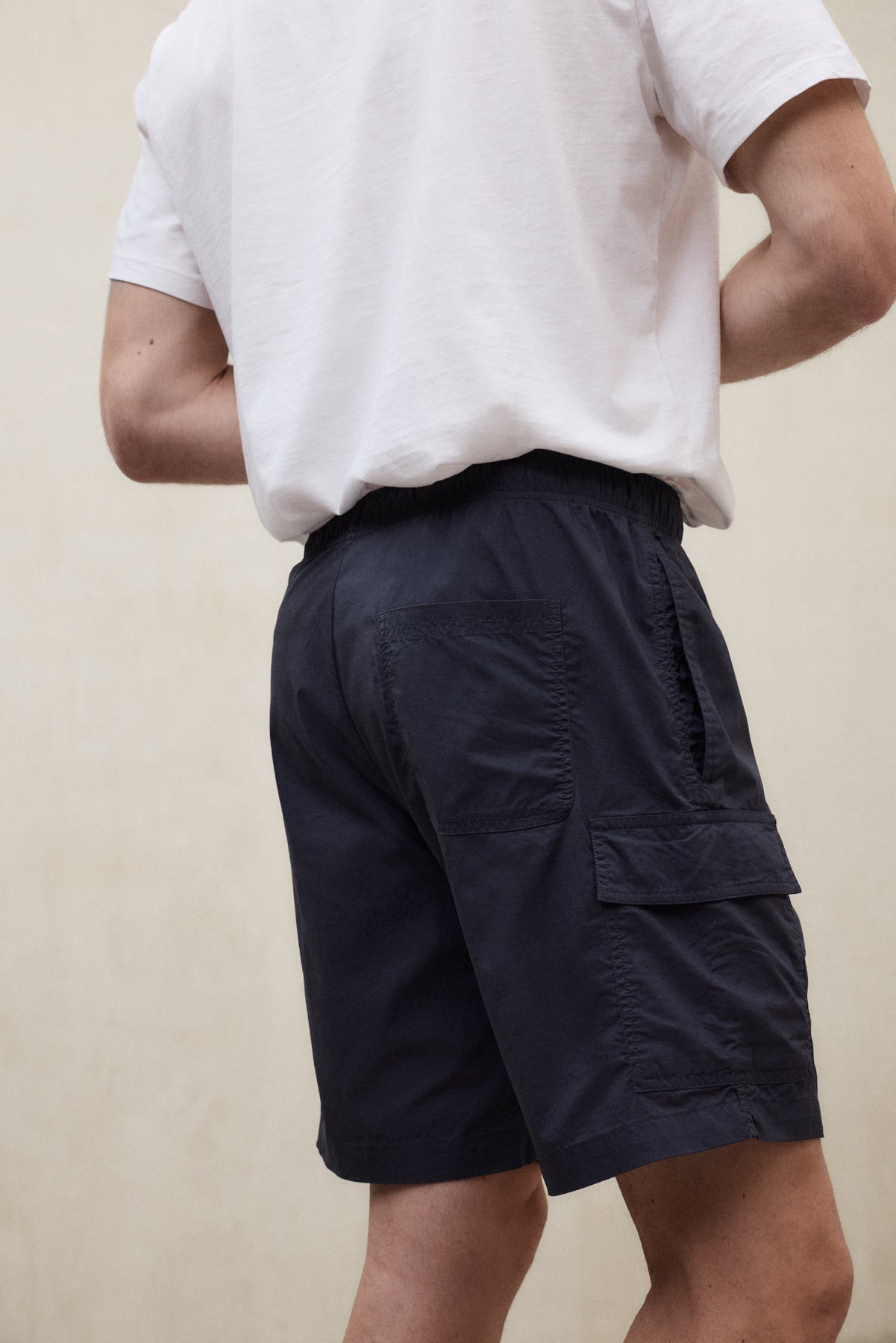 Dunkelblaue Targo Shorts
