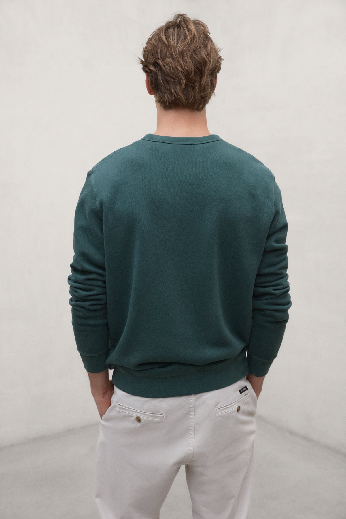 Ecoalf dunkelgrüner Pullover Gola - aus 100% recycelte Baumwolle