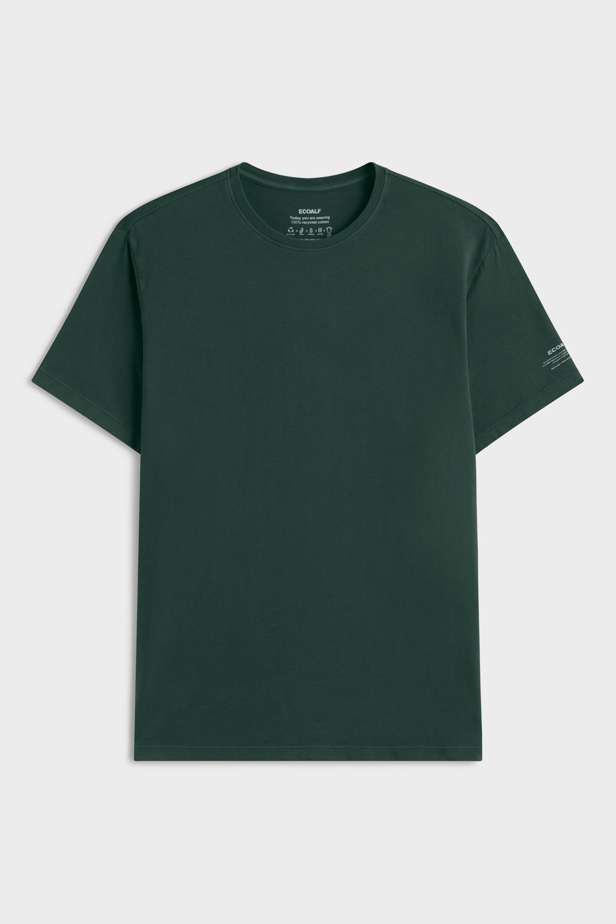 Ecoalf Vent grünes T-Shirt 100% Baumwolle regenarativ