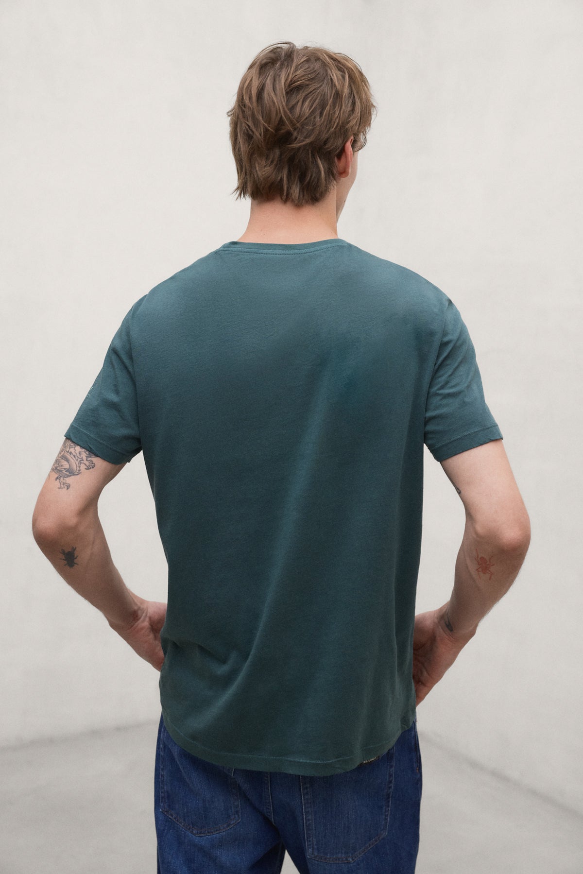 Ecoalf Vent grünes T-Shirt 100% Baumwolle regenarativ