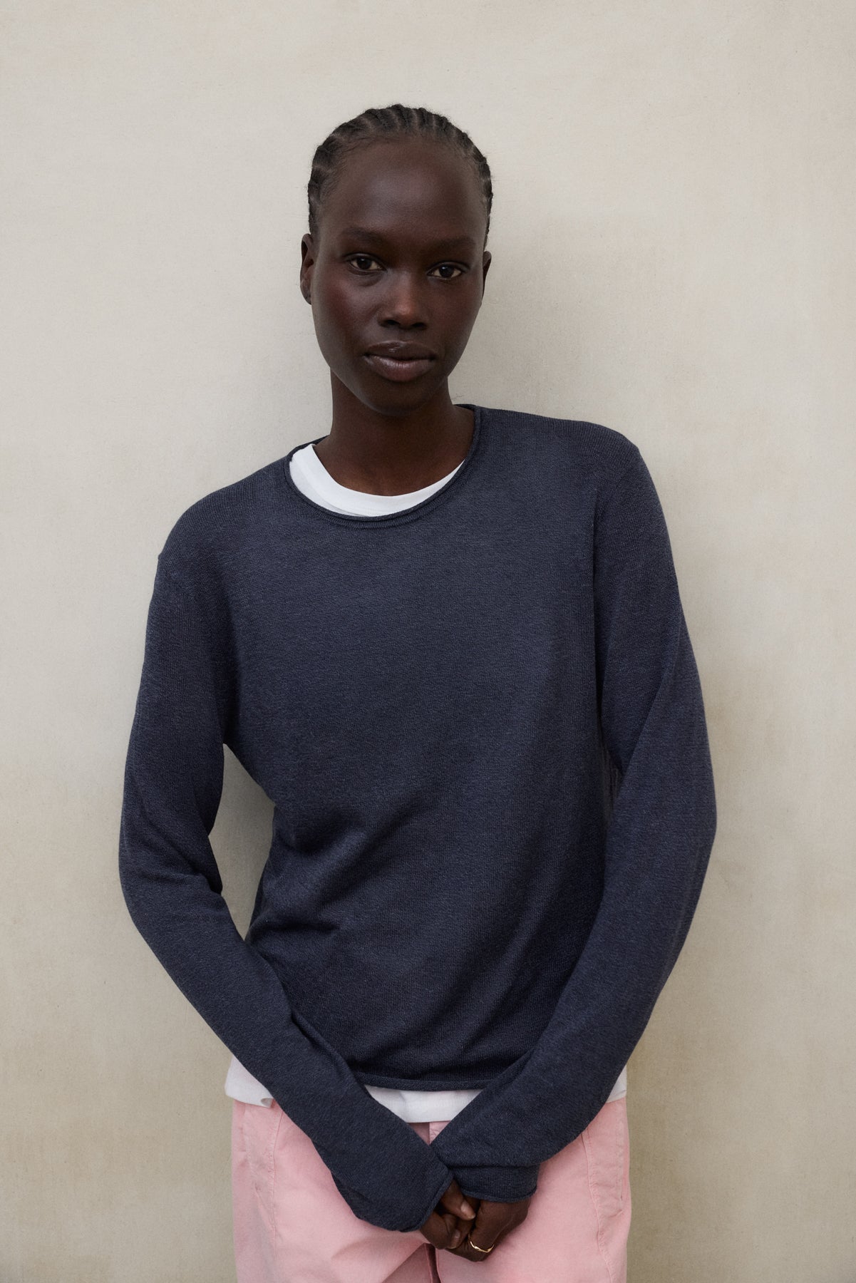Dunkelblauer "Milo" Pullover