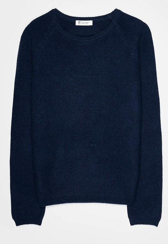 Blauer Kaschmir Pullover Giulietta