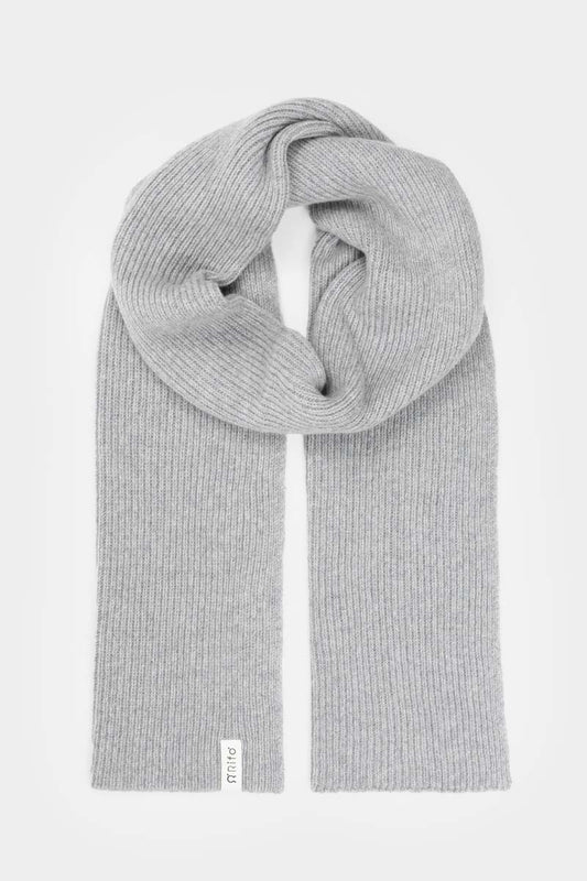 Rifo Federico Schal grau unisex recyceltes Kaschmir