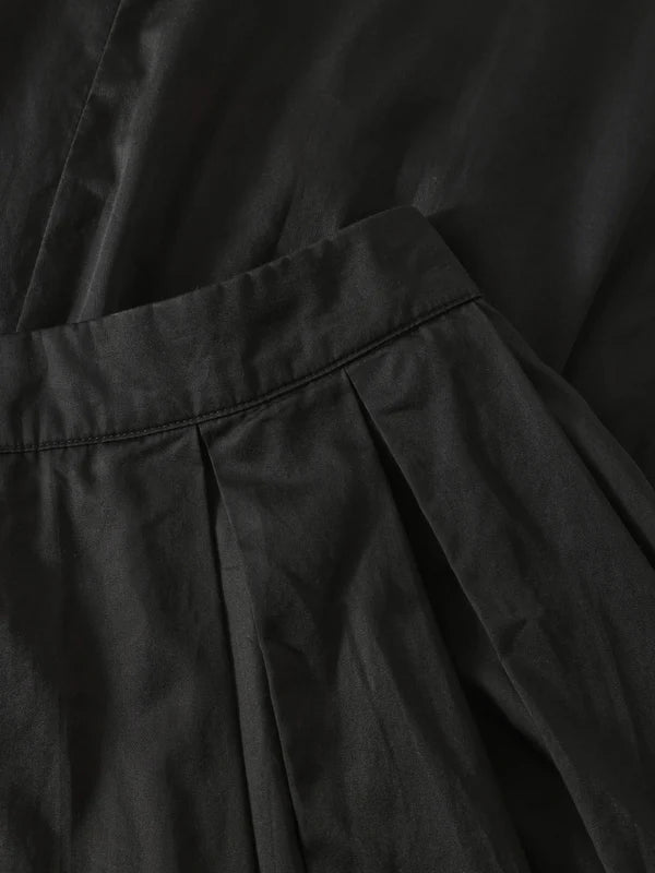 Plisseerock aus Satin