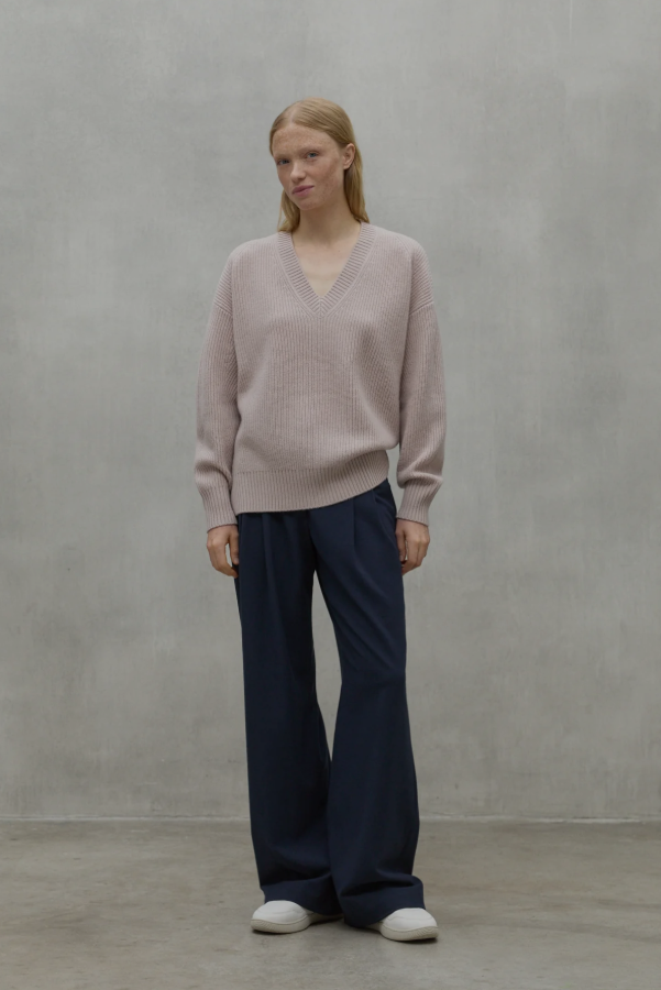 Blassrosa Strickpullover Azalea