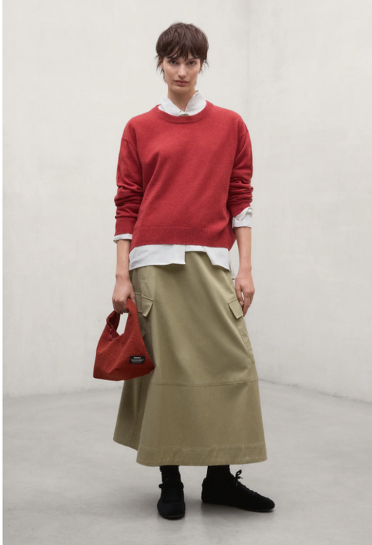 Ecoalf Pullover Cosmos - dunkeloranger Damen Pullover aus recycelte Wolle