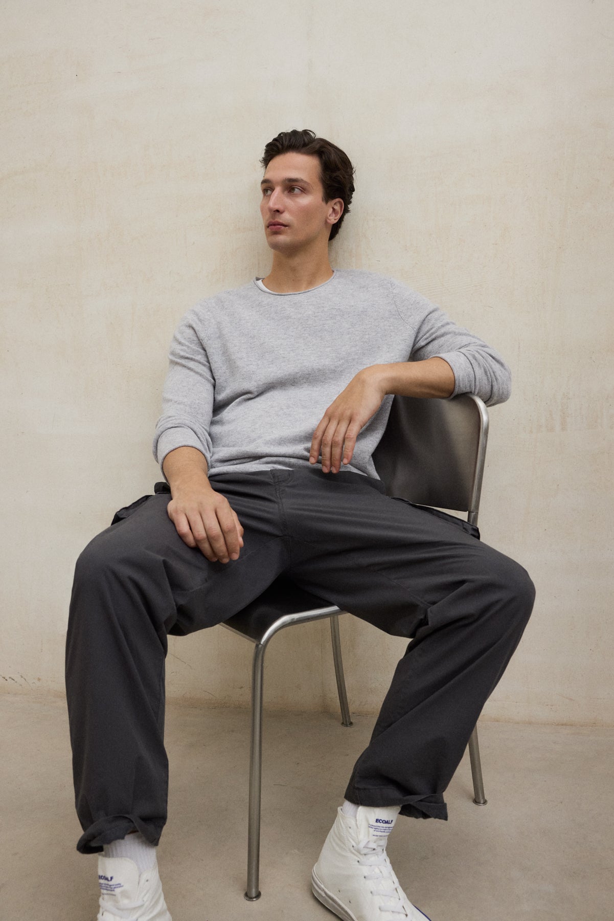 PULLOVER YULAN HELLGRAU