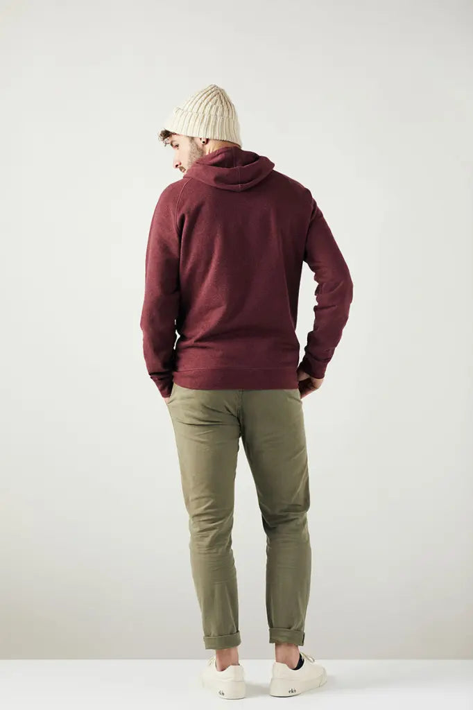 Dark Wine Hoodie Männer