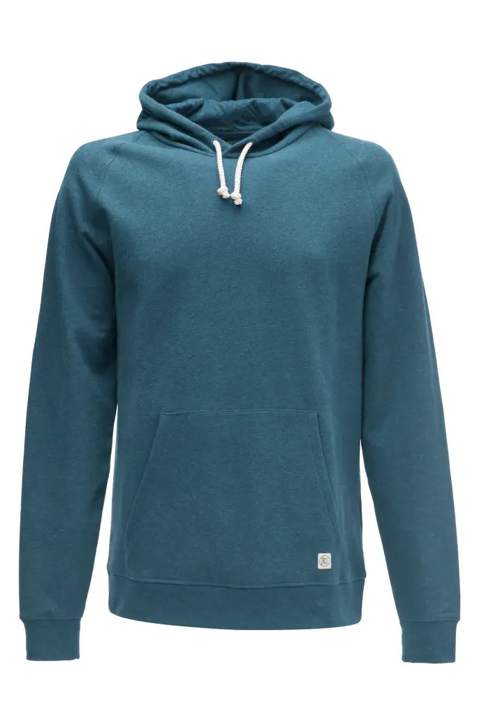 Petrol Melange Hoodie Herren