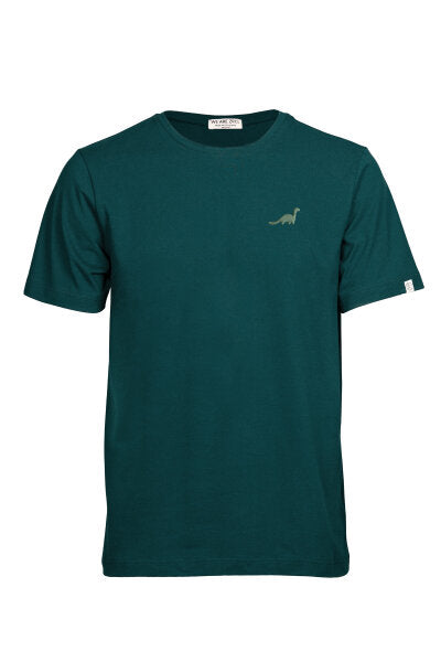 ZRCL Dino Damen T-Shirt dunkelgrün 100% Bio-Baumwolle