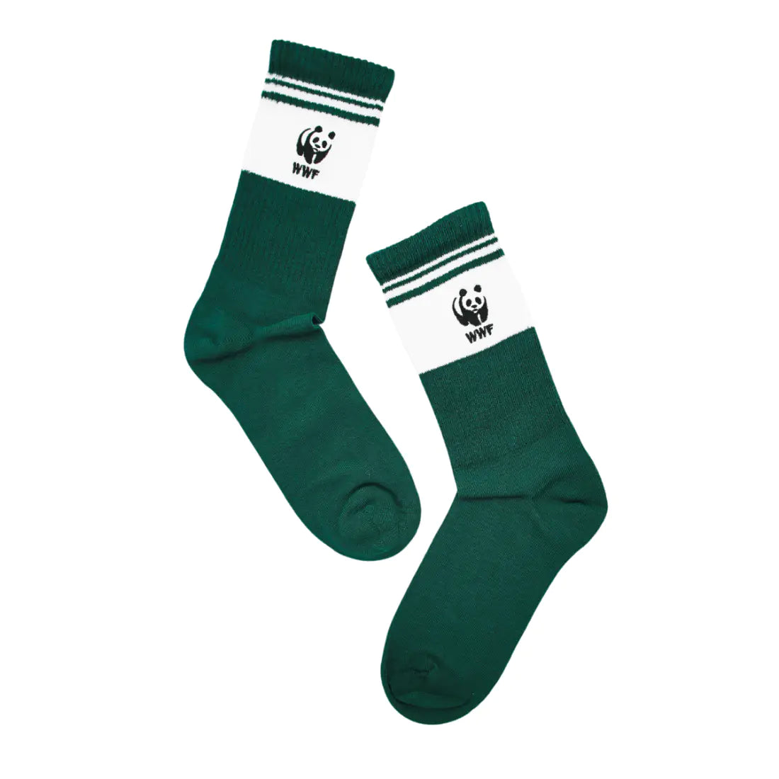 Grüne WWF Sportsocken Healthy Seas aus Econyl und Bio Baumwolle
