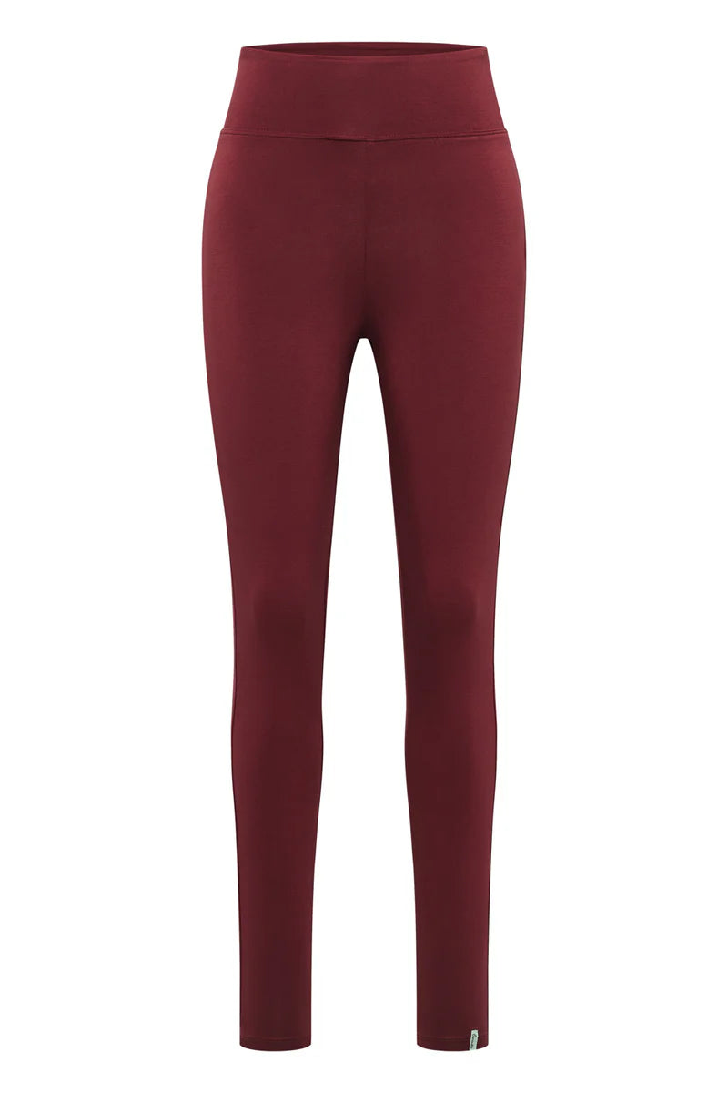 Weinrote Jersey Leggins