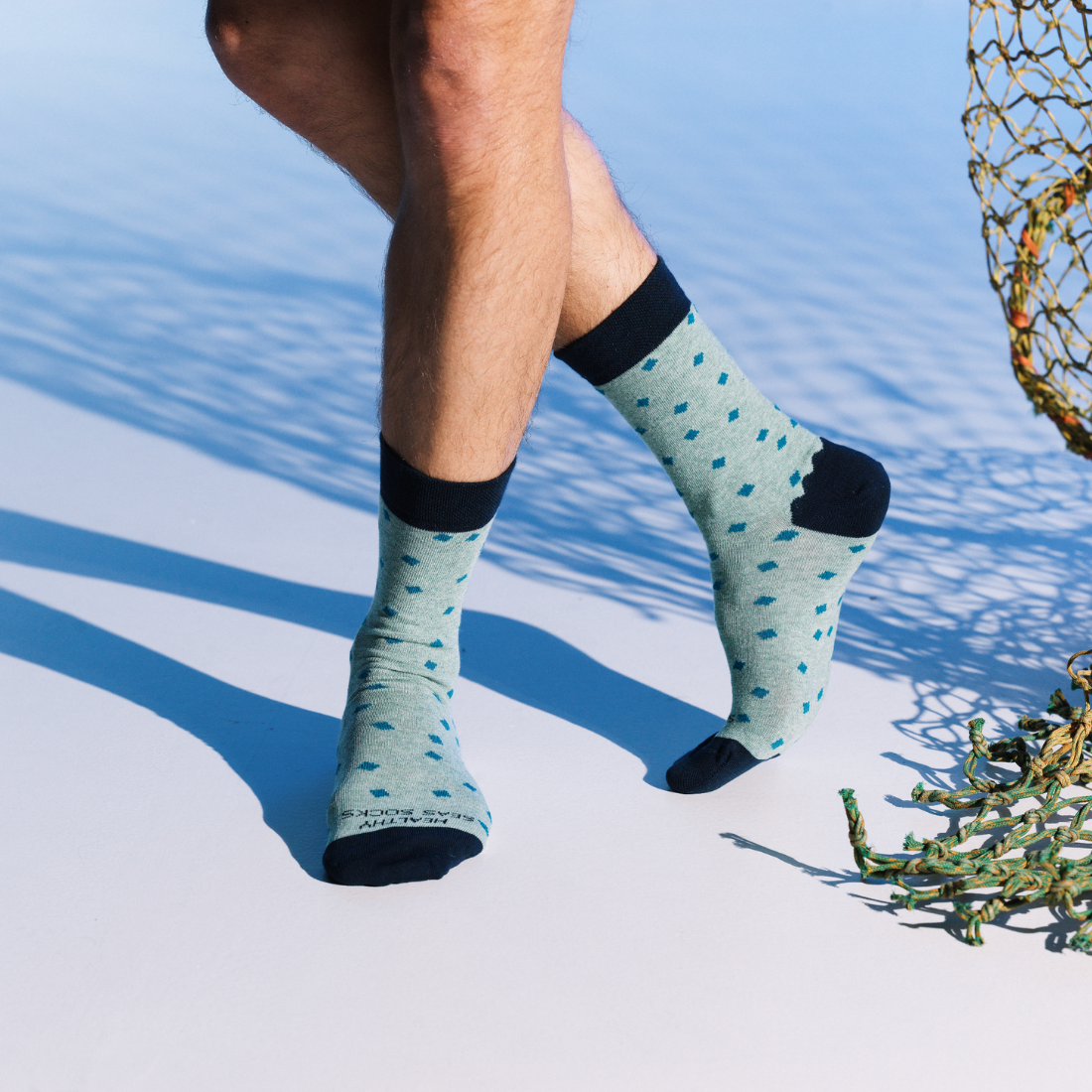 Healthy Sea Socken Healthy Seas aus Econyl und Bio Baumwolle "Bloop"