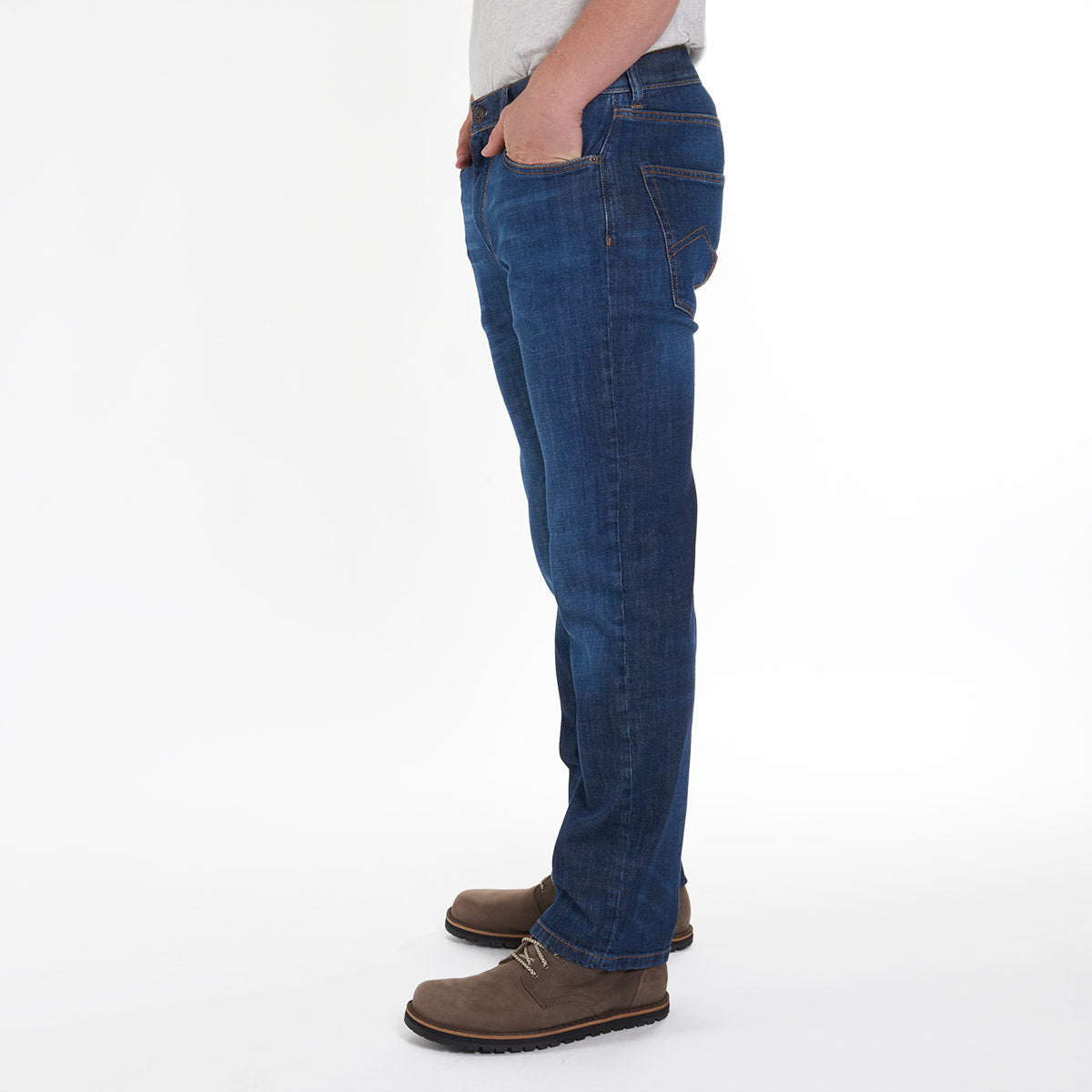 Jeans Herren regular Fairjeans washed blue