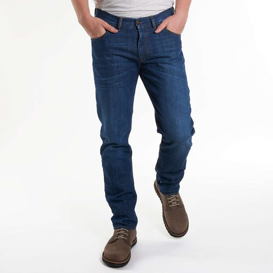 Jeans Herren relaxed Fairjeans washed blue