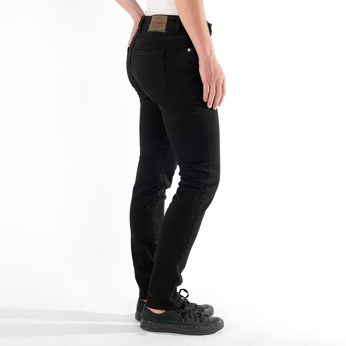 Jeans Damen Slimmy Fairjeans schwarz